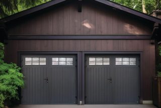 Traditional rib RAL7016 woodgrain